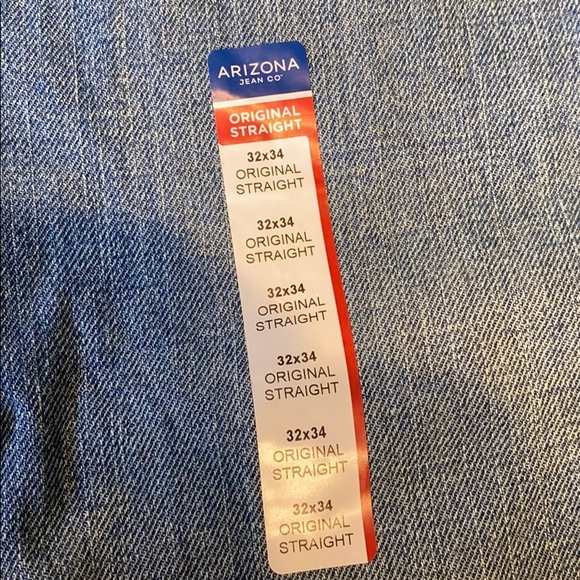 ARIZONA JEAN CO MEN’S JEANS IN LIGHT STONE SIZE 32x34 - Picture 4 of 5